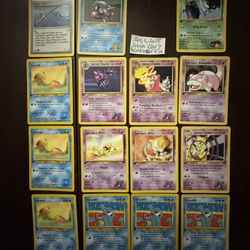 1st EDITION POKEMON CARDS 