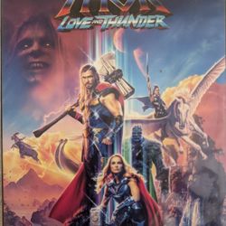 Thor - Love And War, Video Movie DVD (Mint) In Marvel Studios 2022 PG13 Min 119. God Of Thunder (Chris Hemsworth) Teams Up With King Valkyrie, Korg An