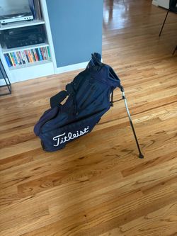 Navy Blue Titleist 4 Way Stand Bag