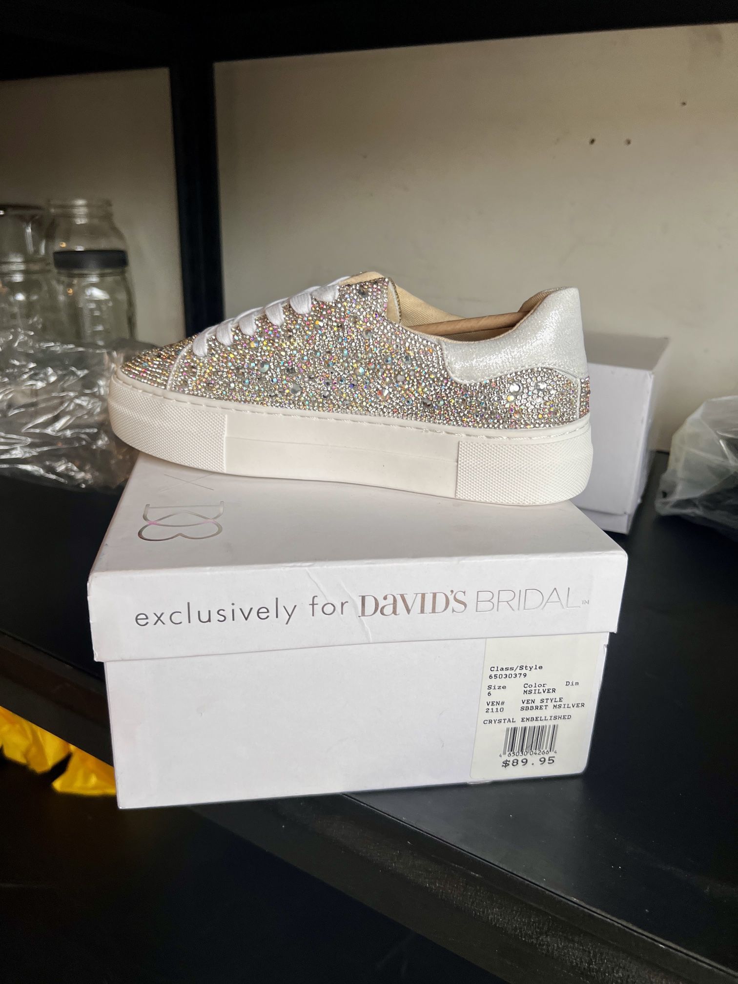 Bedazzled Wedding Sneakers