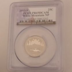 White Mountain NP 2013 S Quarter 