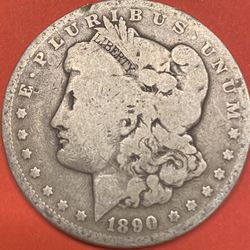 1890-P  UNITED STATES MORGAN SILVER DOLLAR 
