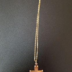 14k Yellow Gold Chain and Pendant