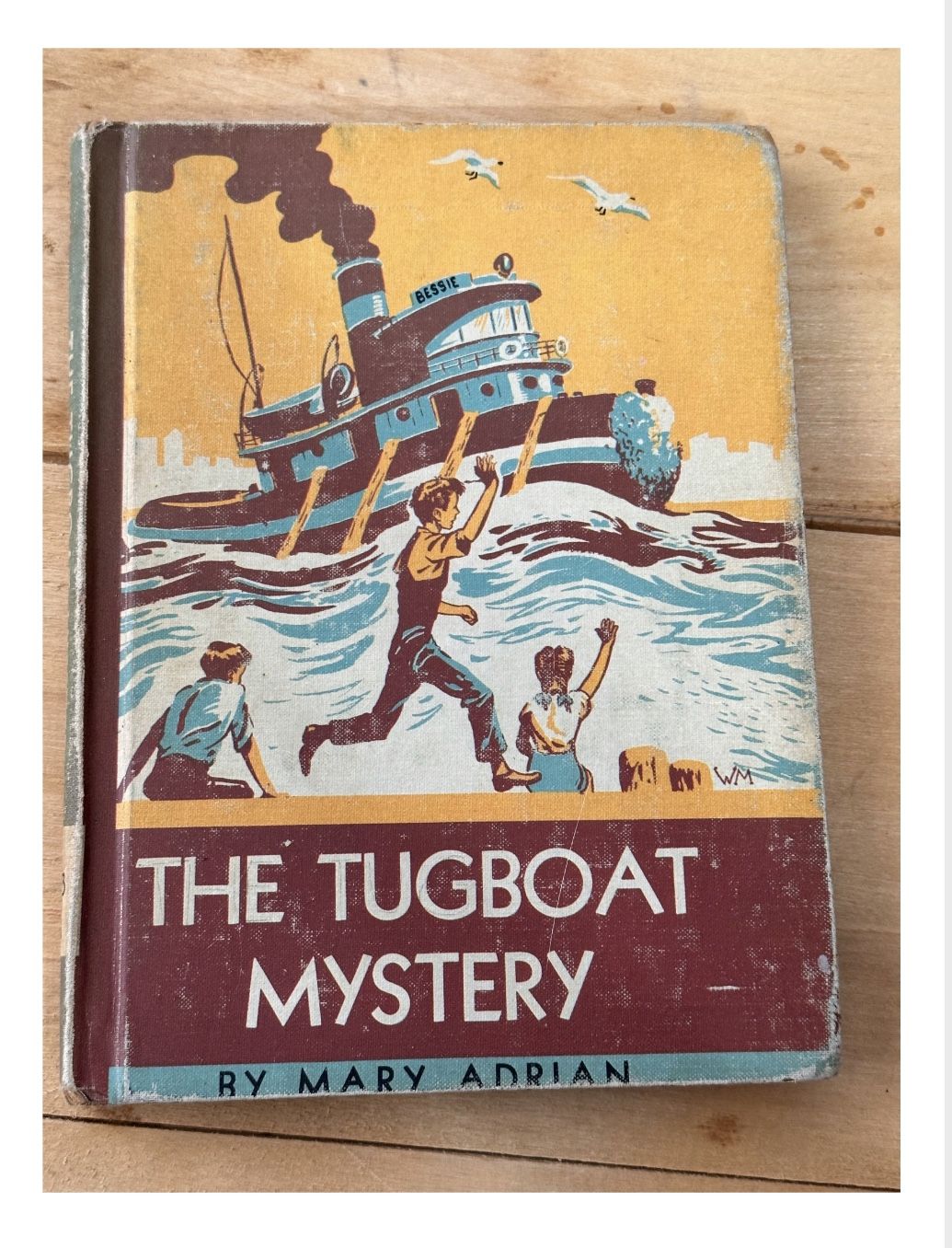 TUGBOAT MYSTERY by MARY ADRIAN E M HALE 1(contact info removed) 1st Cadmus HC EX-LIB Book