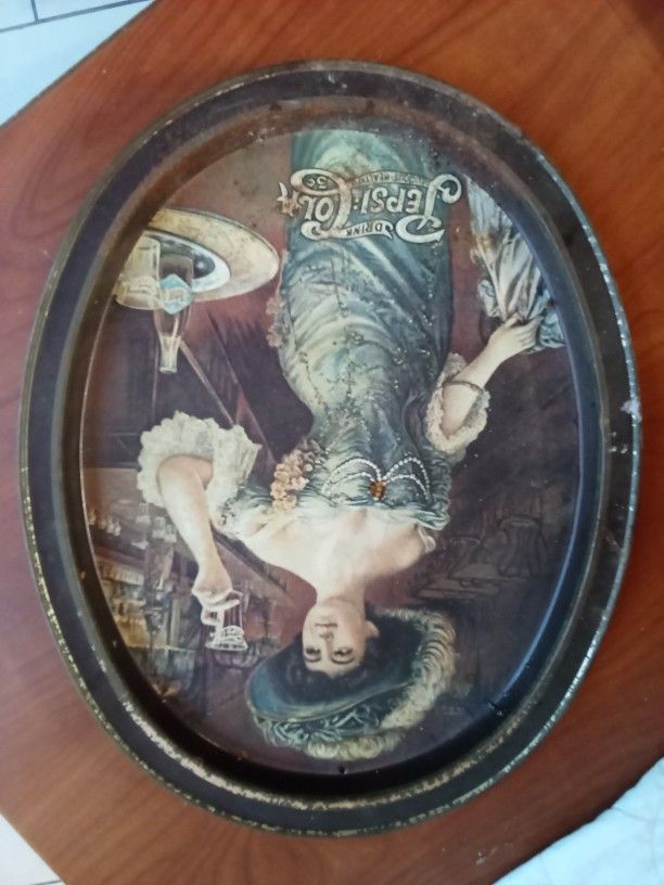 Pepsi Cola Gibson Girl Serving tray