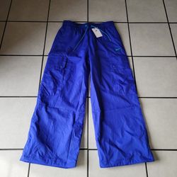Nike Project FROG Loose Parachute Cargo Pants Blue HV0907-405 New Men's Size Large
