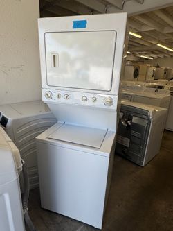 Used Frigidaire Stackable Washer and Gas Dryer Front Load