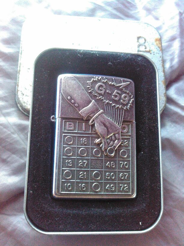 ZIPPO lighter.... bingo G - 59