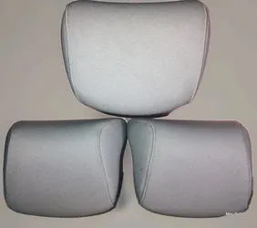 🔥2012 - 17 Hyundai Accent Rear Headrest Set of 3 Gray Cloth Fabric OEM