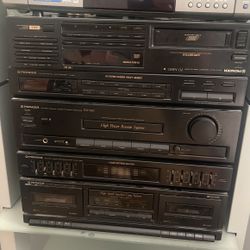 Pioneer RX 540 Radio With Speakers 