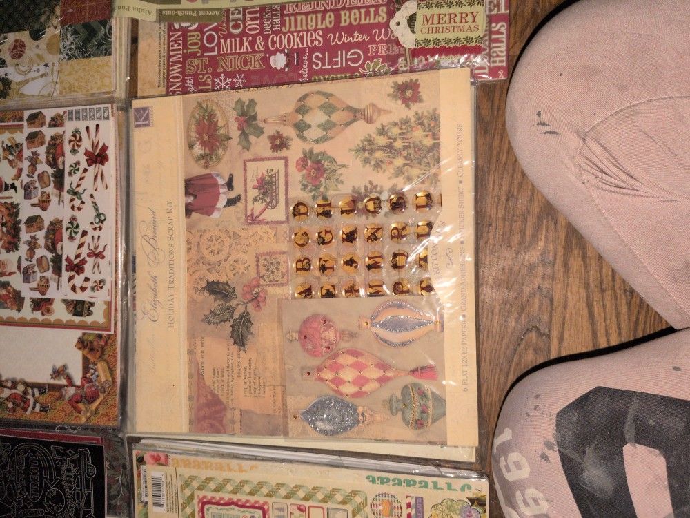 Various Christmas Scrapbooking Kits