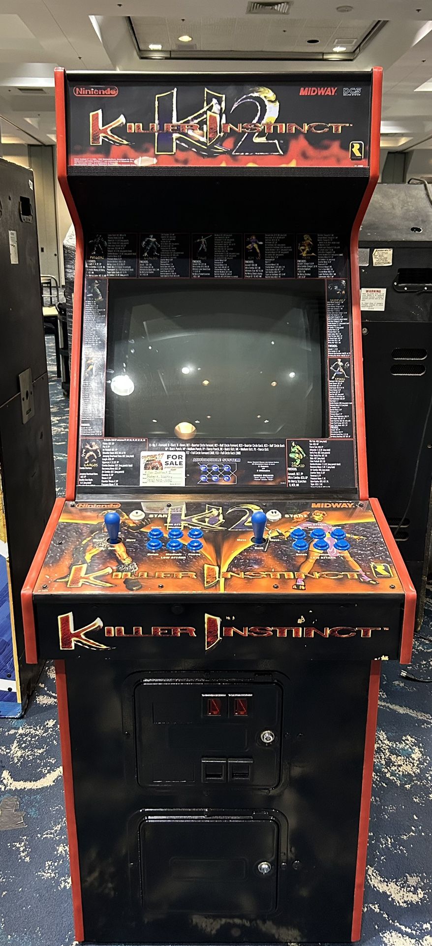 Killer instinct 2 Arcade Game for Sale