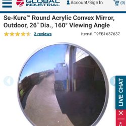 Safty Mirror For Outdoor.