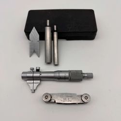 Mitutoyo 145-193 Micrometer | 0.2–1.2" | + Fujikogu Pitch Gauge #6 + Extras