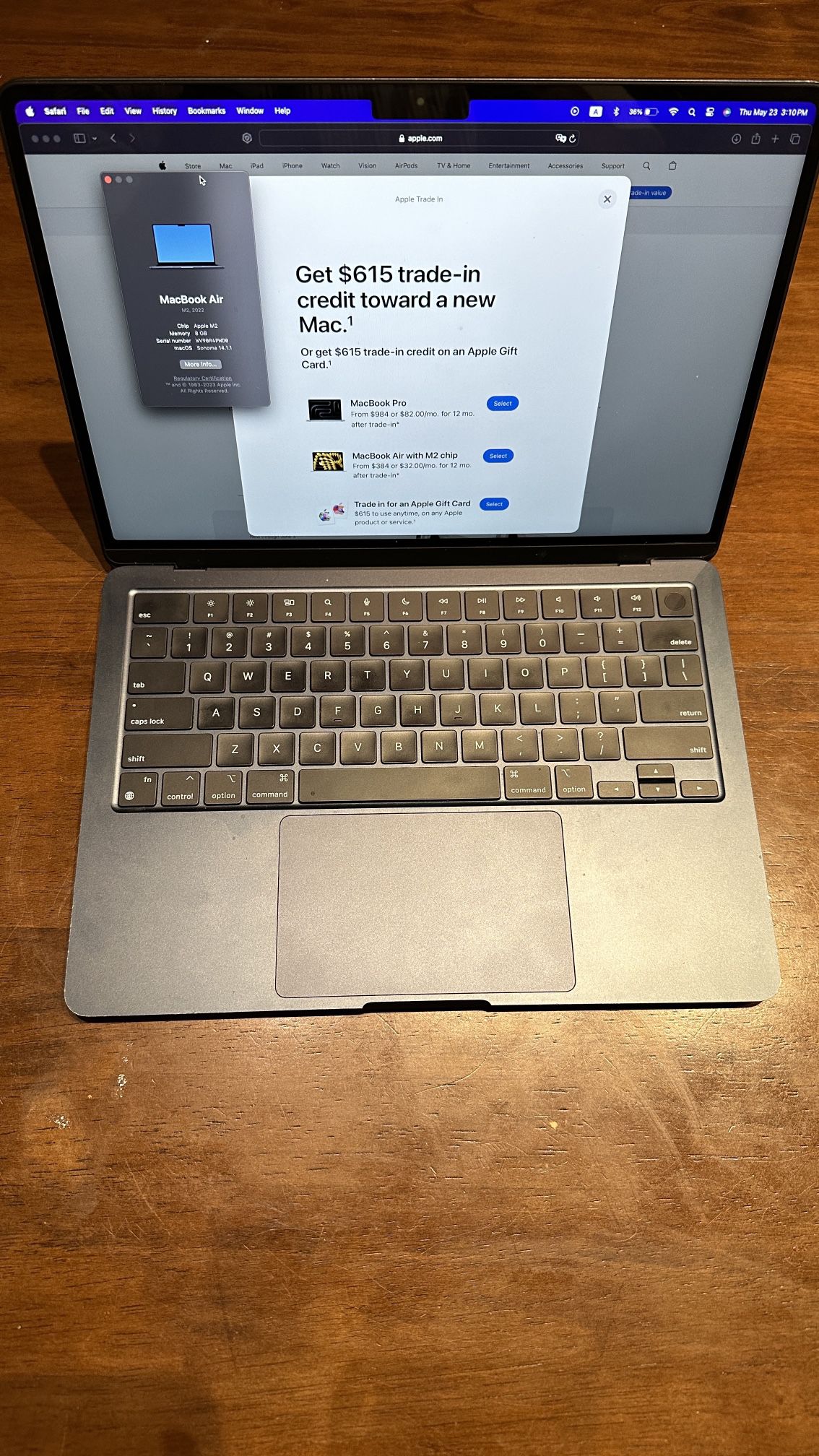 2022 M2 MacBook Air