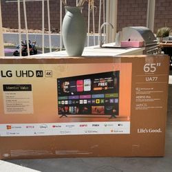65” Lg smart 4k led Uhd tv 
