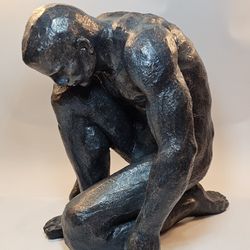 Kneeling Man Statue