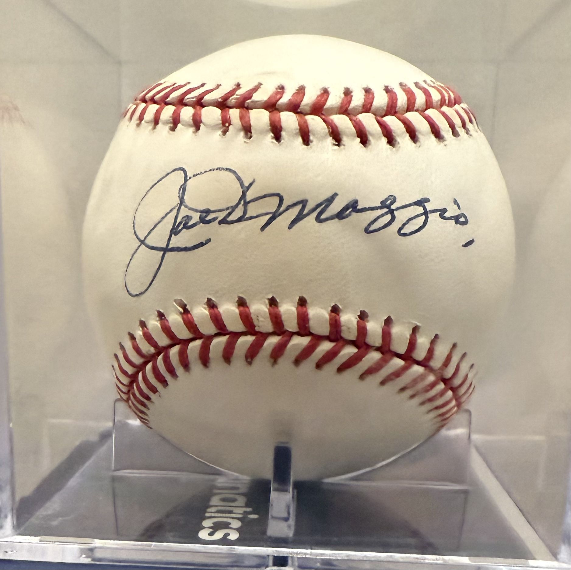 Joe DiMaggio Autographed Baseball