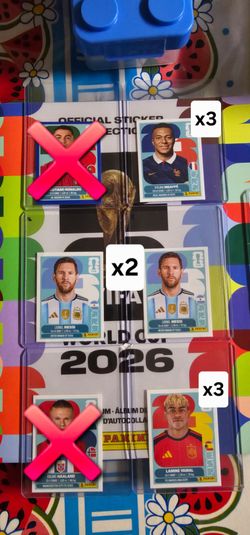 FWC2026 Panini Stickers Leo,Lamine,Embappe 🖼⚽️🔥