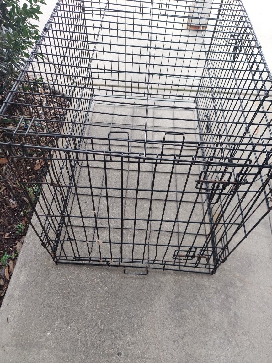 Large Pet Cage With Rust 
