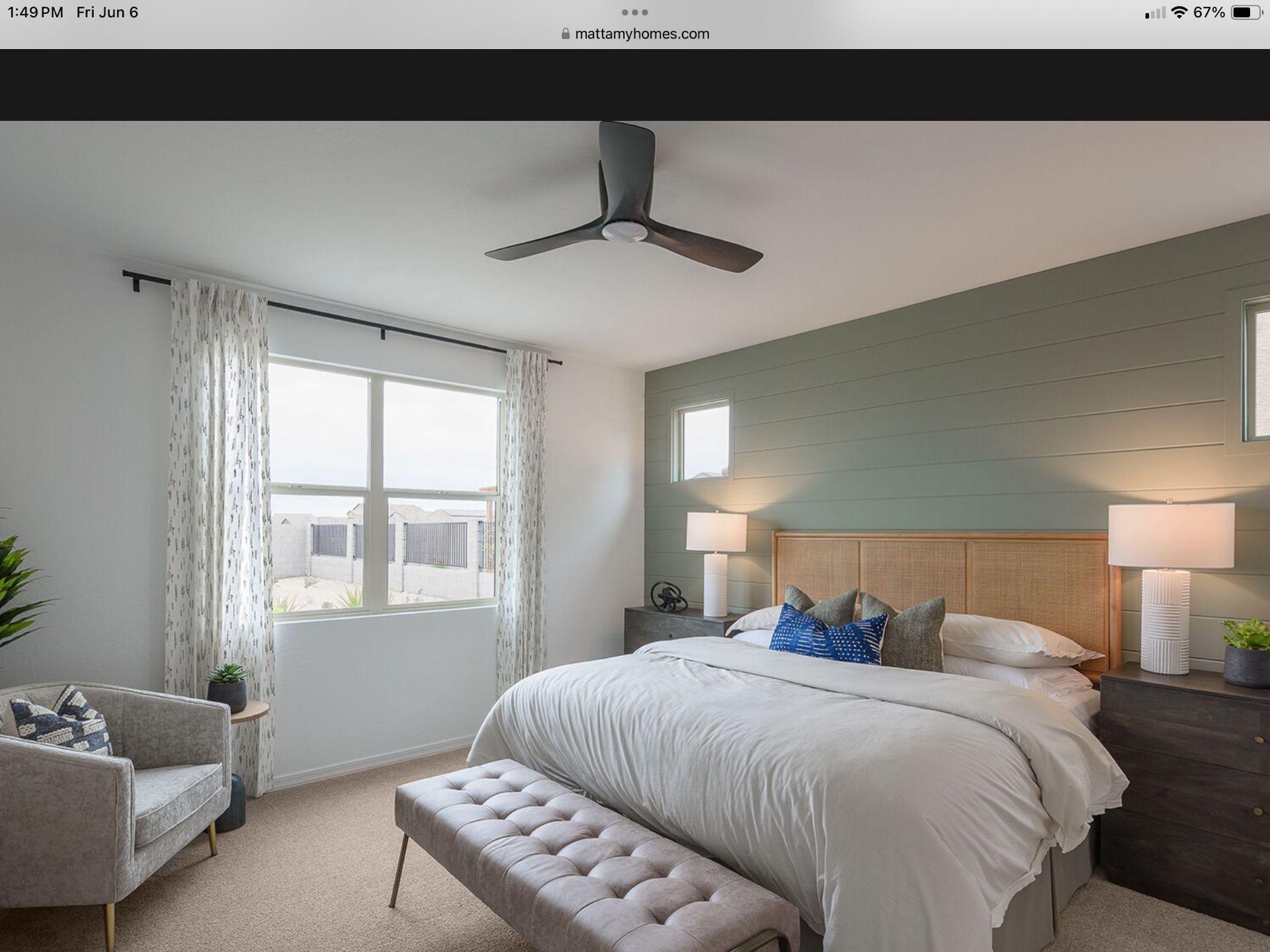 Eastern King Bed …. Mattress, Box Spring and Headboard