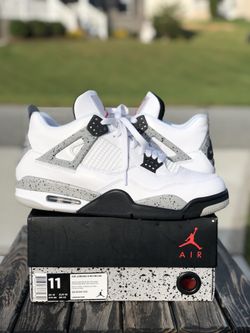 Jordan 4 white cement