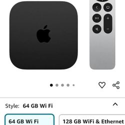 Apple TV 4K, 64gig NIB