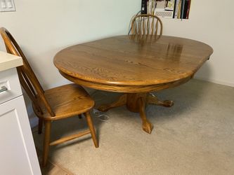 Table Set Oval-Round (4-6 People)