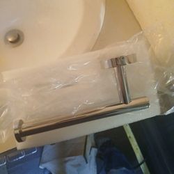 Volcano Chrome Lava 8" Wall Mounted Towel Bar