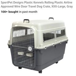 NEW XXXL Sport Pet Kennel Cage Rolling Big Dog