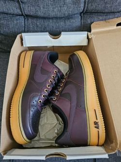 Nike Air Force 1 Low Burgundy Gum Sole