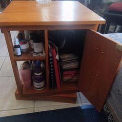 Mesa De Centro Giratorio Con Vase Para Computadora Y y Gaveta 