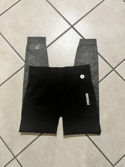GYMSHARK Legging Black And Grey Color Size  SMALL