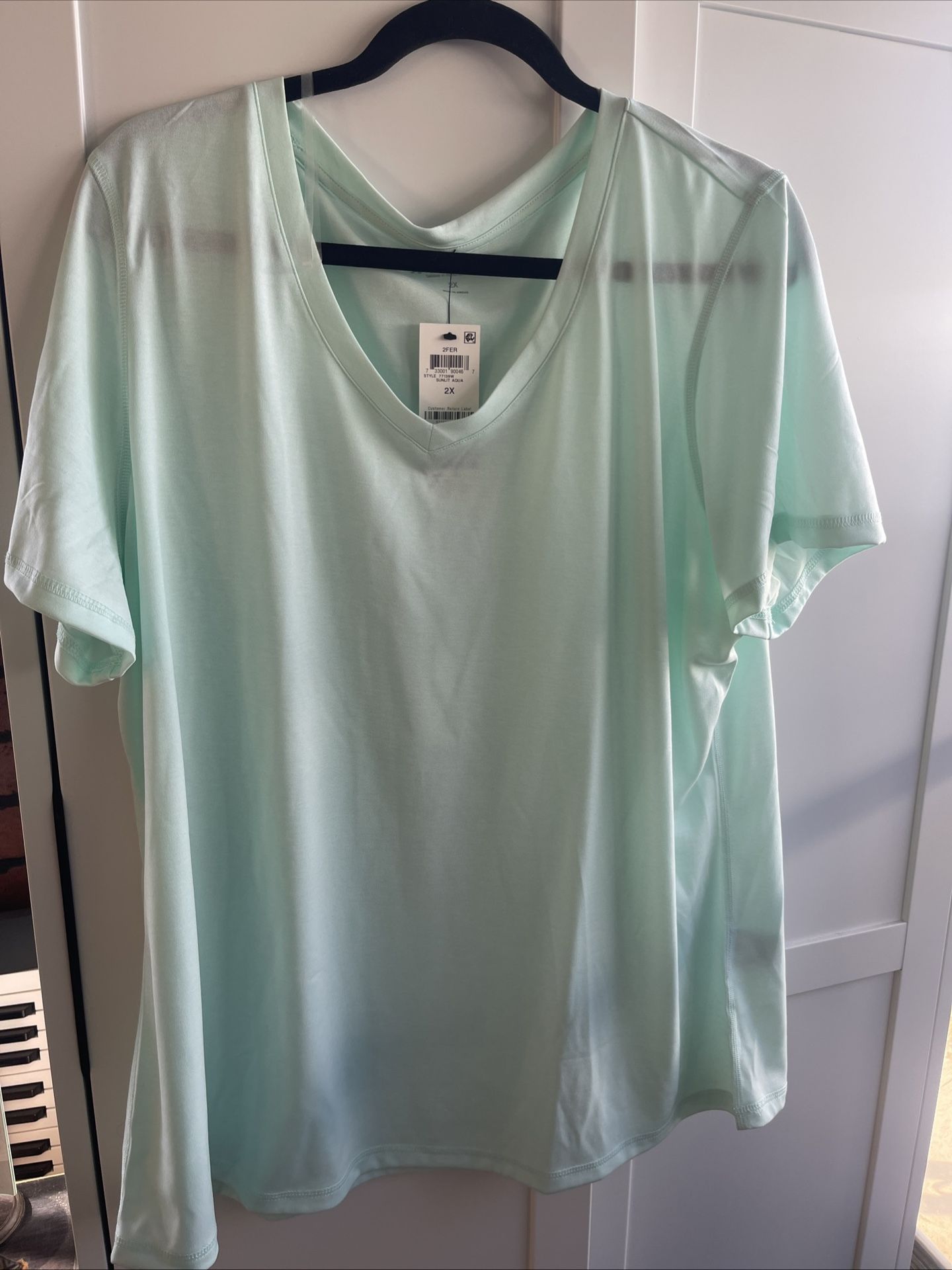 Activewear Mint Green 2XL Ideology shirt Women's Plus Size
