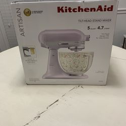 Lilac and Wildflower Five Quart KitchenAid Stand Mixer