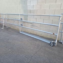 35 ft of gate with 10ft rolling opening