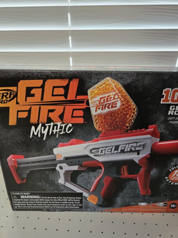 Nerf pro gel fire mythic toy gun