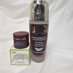 Lalala Lightening lotion and Face Cream