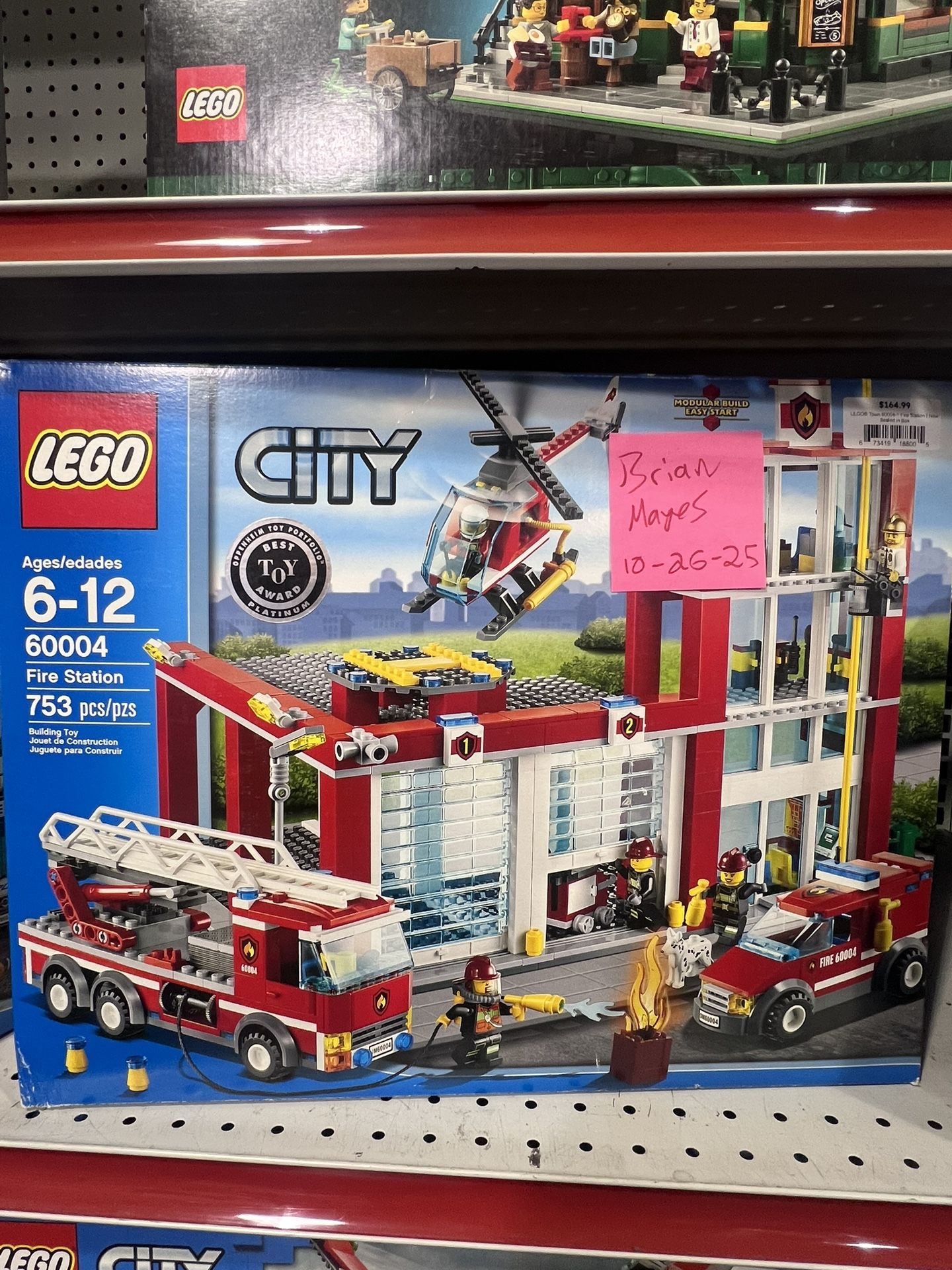 LEGO® City 60004-1 Fire Station $164.99