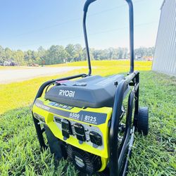 Ryobi 6500-Watt Gasoline Powered Portable Generator with CO Detect Shutdown Sensor (NEW!) 