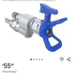 CleanShot Shut-off Valve 287030/287036 Swivel Joint for High Pressure Airless Paint Sprayers Gun