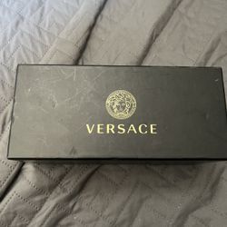 Versace Sunglasses Black And Gold Frame 