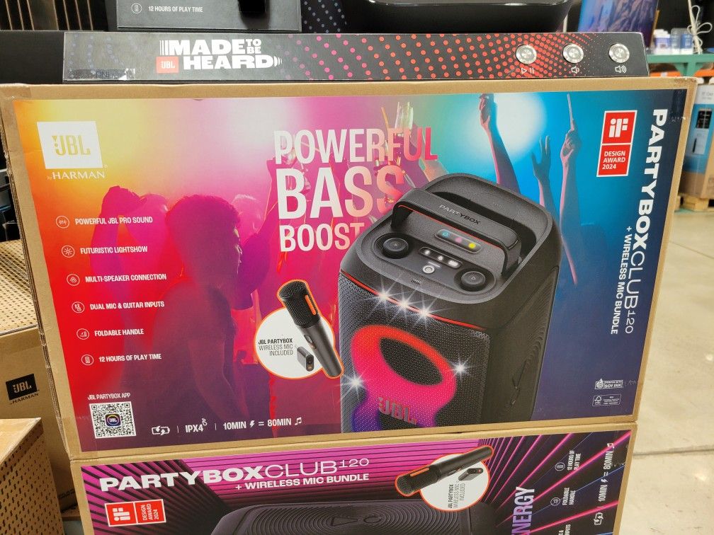 JBL Partbox120 With Wireless Mic