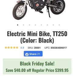 Kids Electric Dirt Bikes