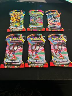 Pokémon Chaos Rising Sleeved Booster packs