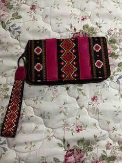 Boho Zip Wallet with Wristlet
