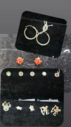 Mixed Earrings – Hoops, Studs, and Charms