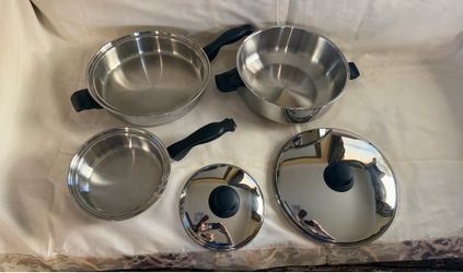 CUTCO WATERLESS 5 PLY S/ STEEL ALUMINUM CORE 5 PIECES