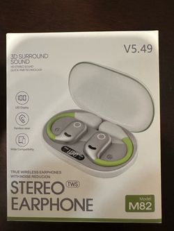 TWS Stereo Earphones Model M82