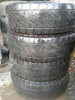 285/70 r17 set off used bridgestone at